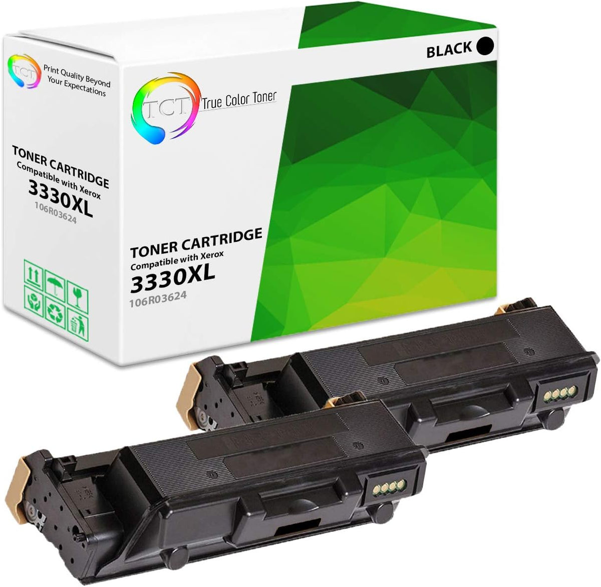 Black Extra High Yield Toner Cartridge 2 Pack G8448