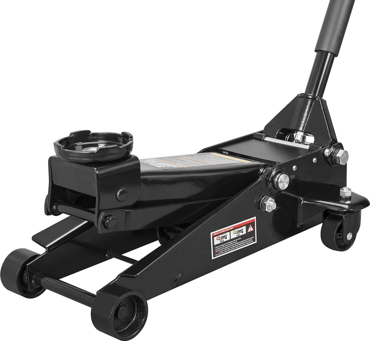 3 Ton Hydraulic Steel Floor Jack with Dual Piston Quick Lift Pump Y646