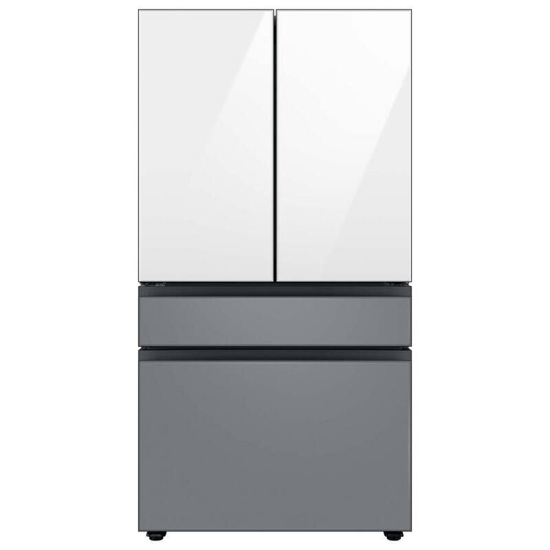 Matte Grey Glass Bottom Panel for 4-Door French Door Refrigerator N2937