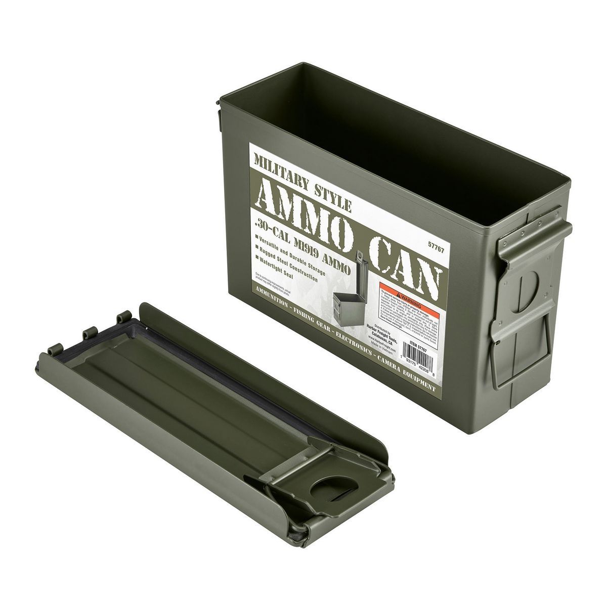 Metal 0.30 Caliber Ammo Can J73230