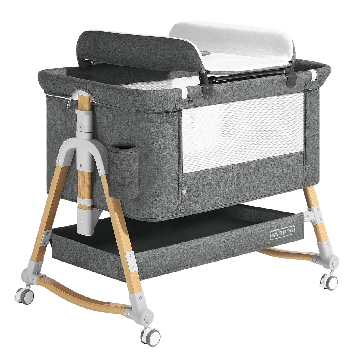 4 in 1 Height Adjustable Baby Bassinet F925373