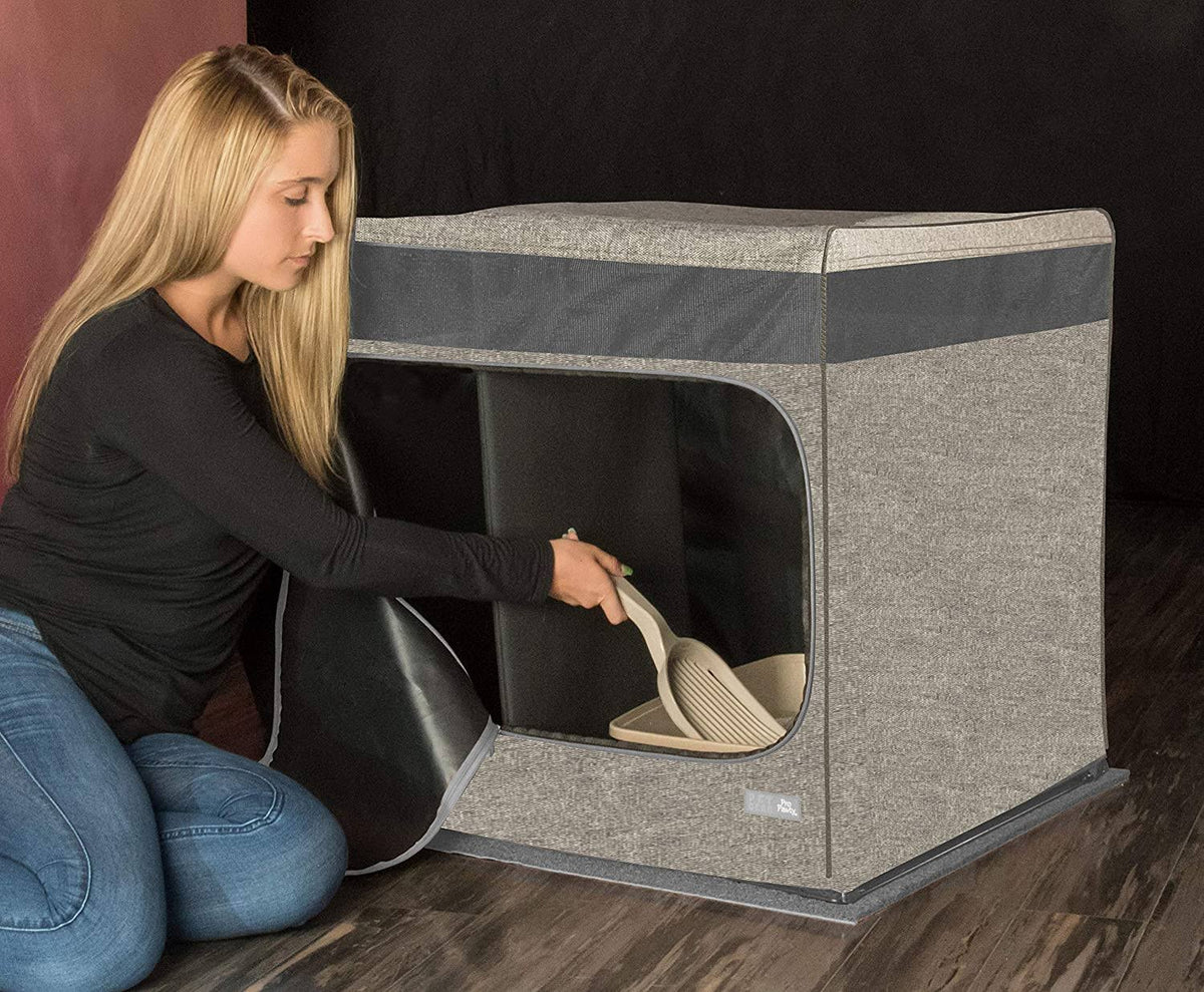 Soft Charcoal Litter Box A2670