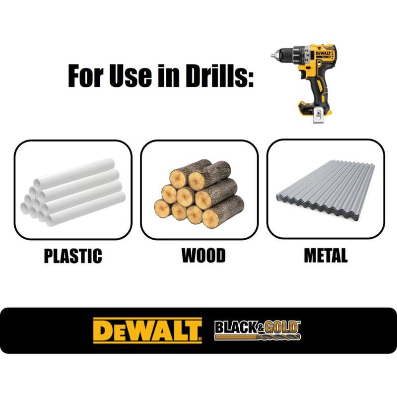 Black and Gold Drill Bit Set 14-Piece N1080