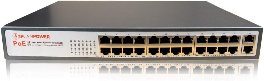 8 Port POE Network Switch, 130 Watts Total Budget, Pack of 2 K2630
