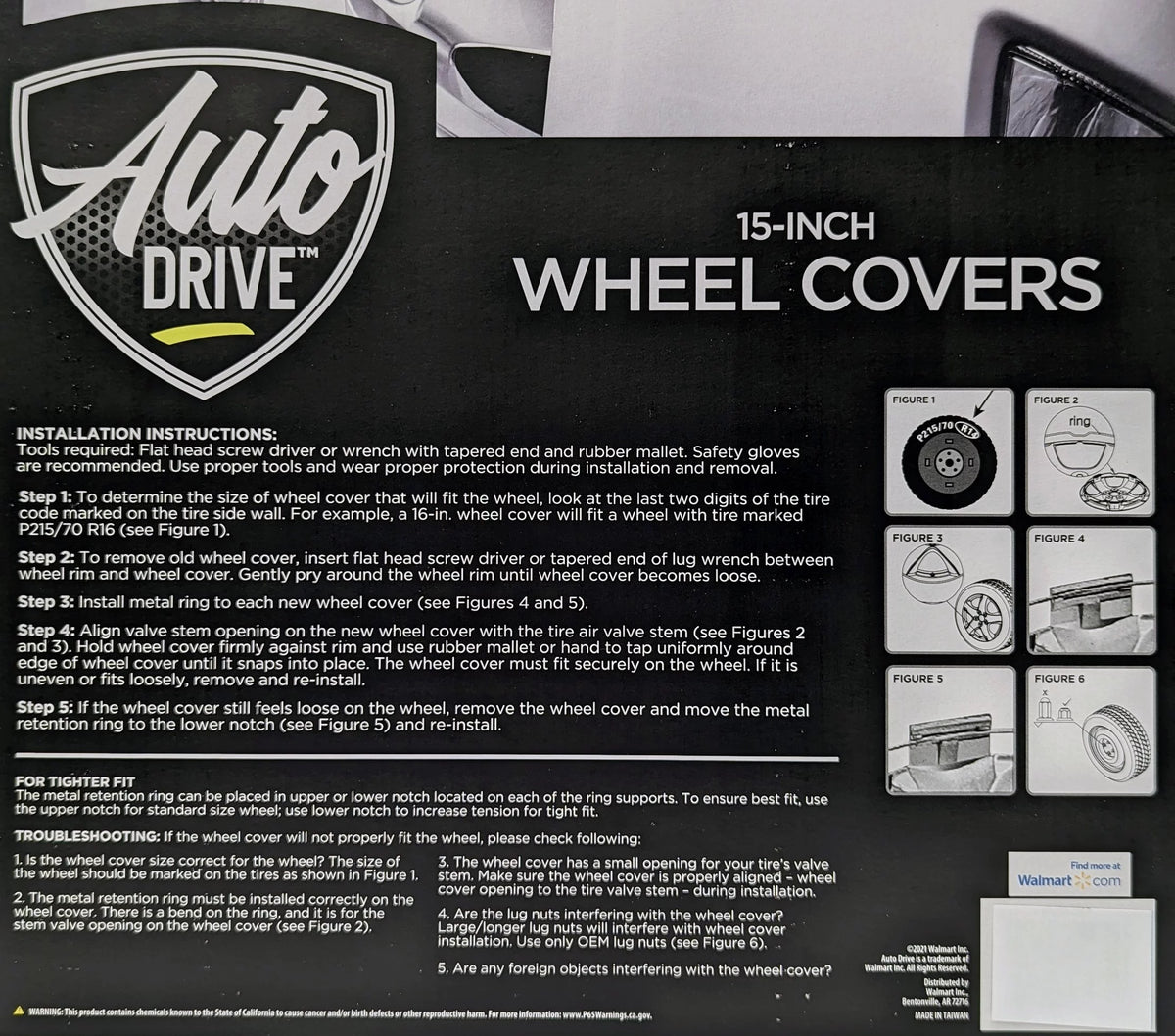 15-inch Silver ABS Plastic Wheel Cover Q67386