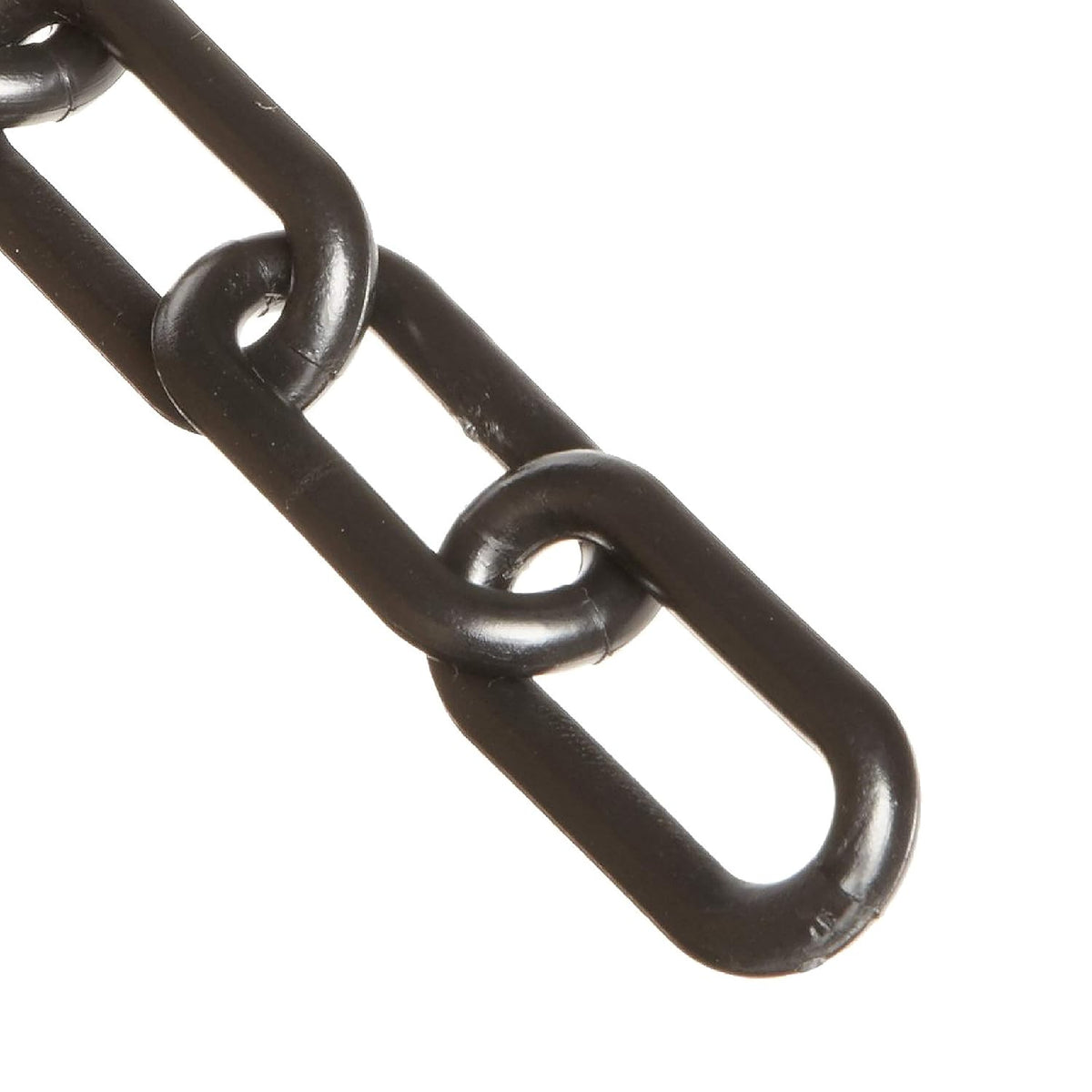 Black Plastic Barrier Chain, 100-Foot Length, Pack of 2 T631191