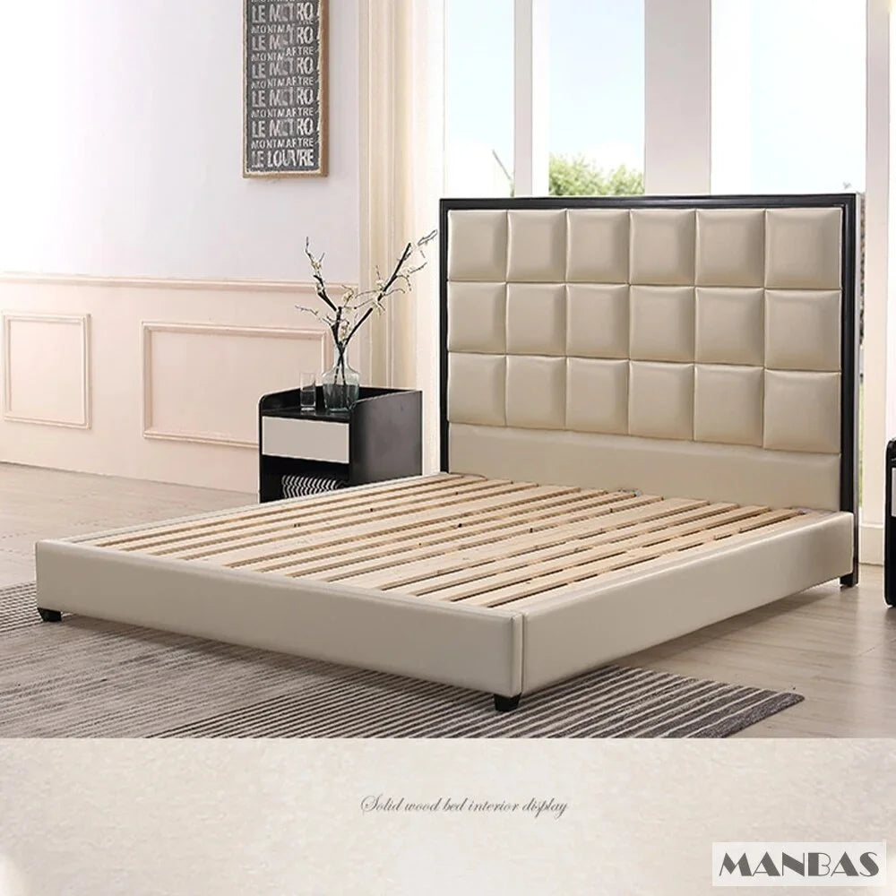 Genuine Leather Queen Size Bed Frame G2585