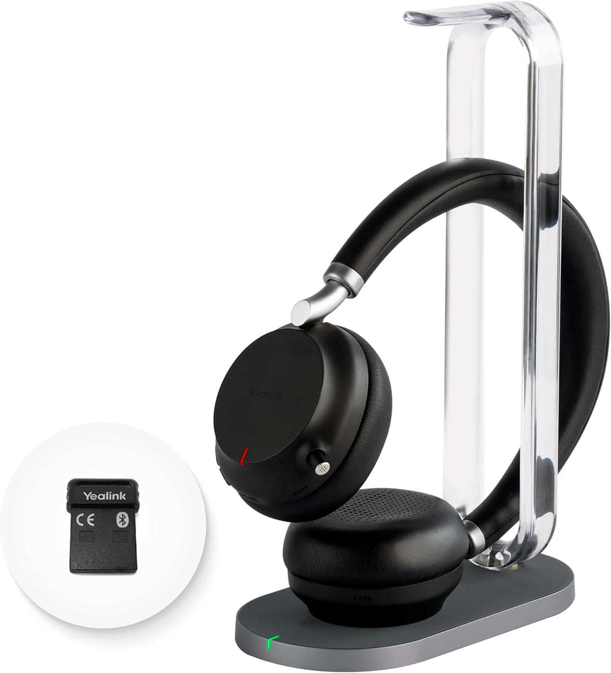 Black Wireless Bluetooth Headset with Noise Canceling Microphone E499