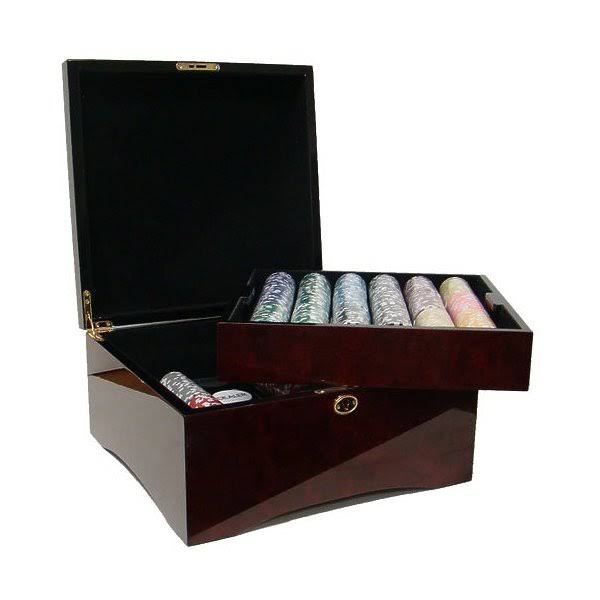 1,000ct. 14g Poker Chip Set in Aluminum Metal Carry Case Y32055