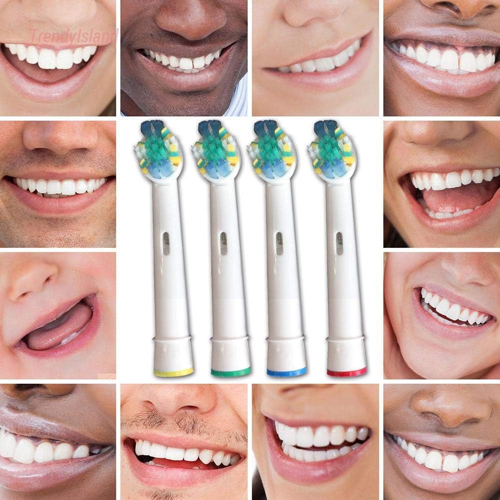 Pack of 4 Floss Action Electric Toothbrush Replacement Heads P56819