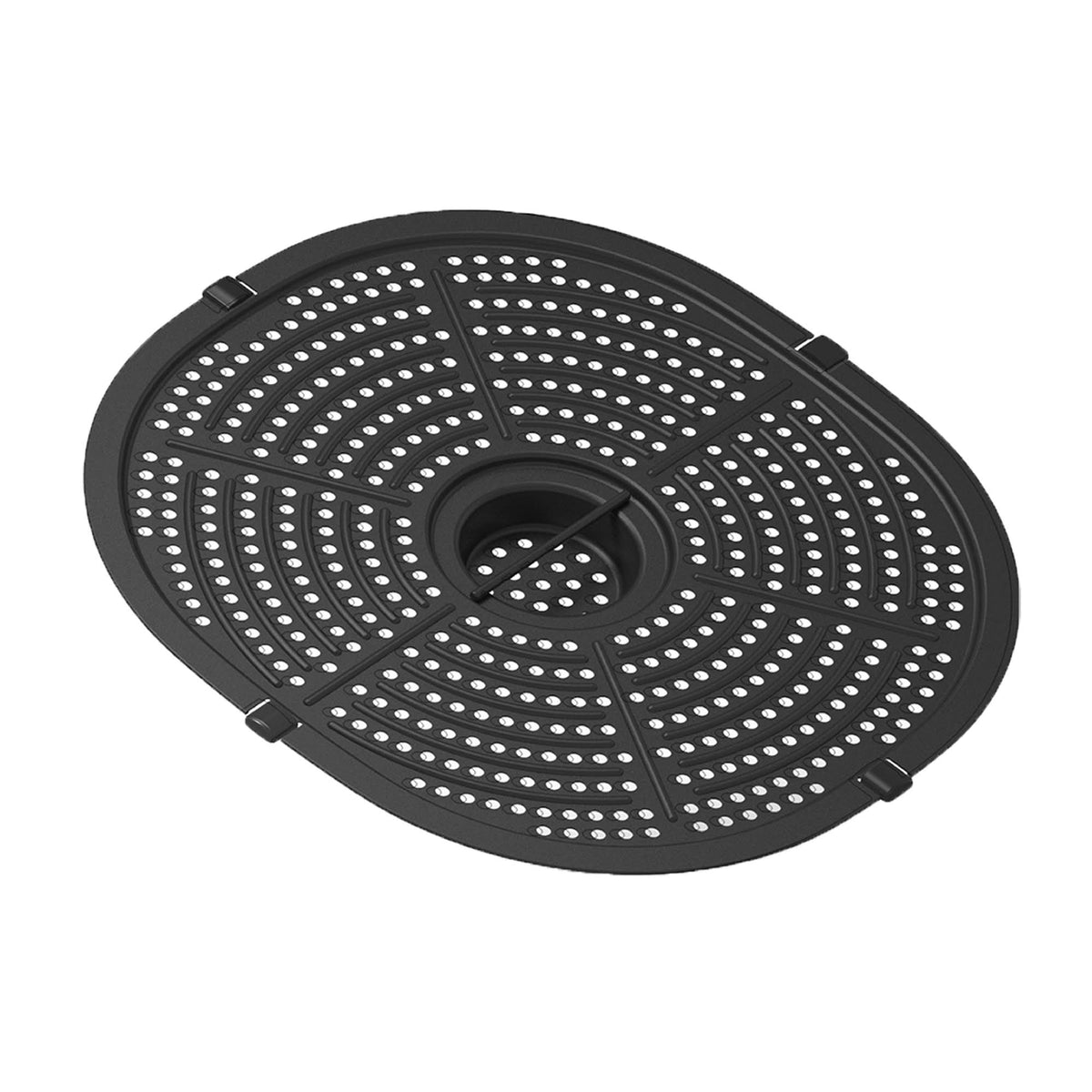 7 qt Electric Air Fryer with Dehydrator Black Silver W7426