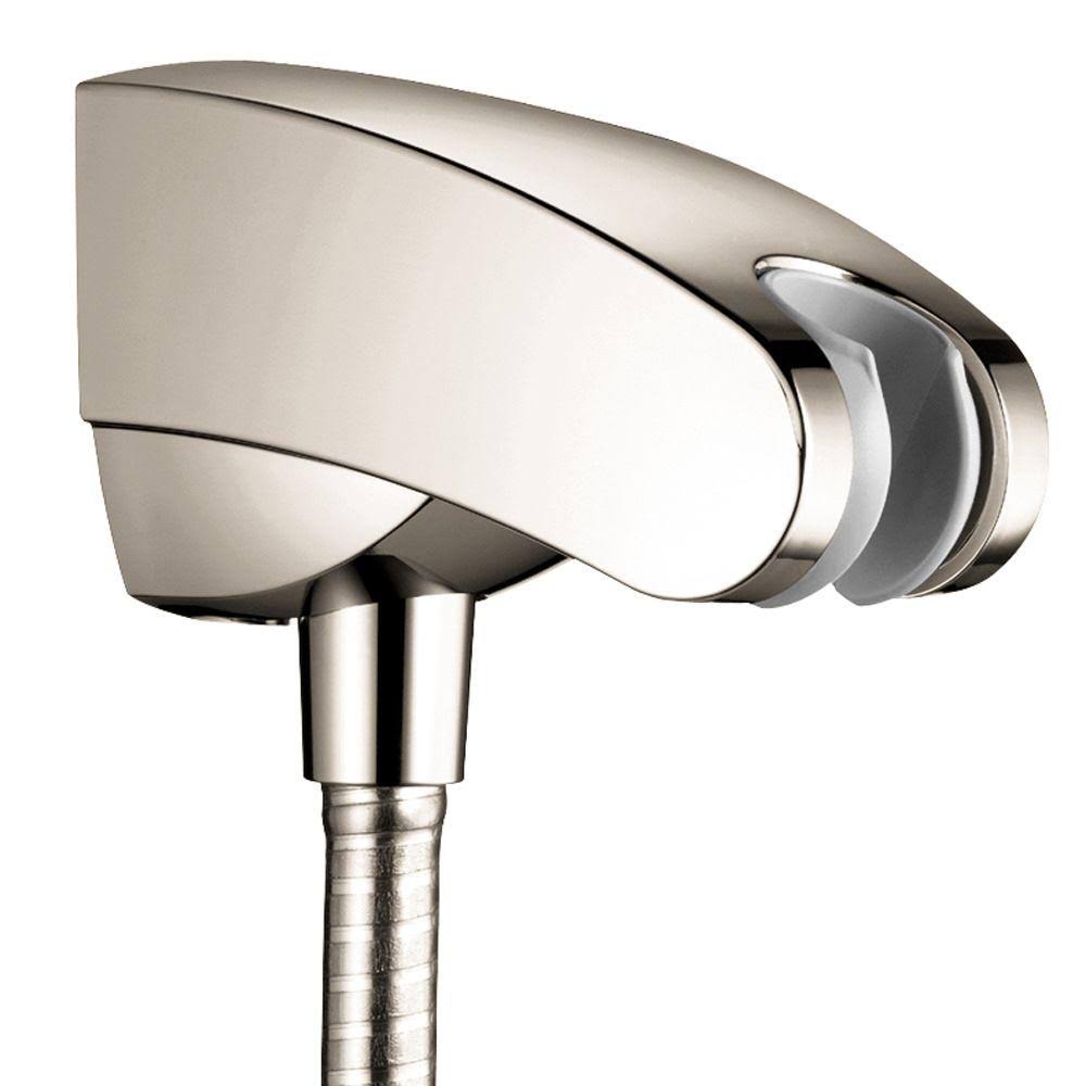 Polished Nickel Holder with Outlet V427381