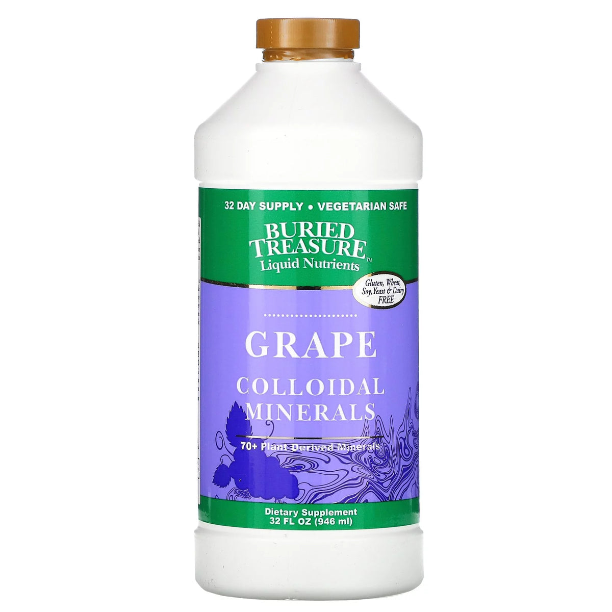 Colloidal Minerals Liquid Nutrients Grape 32 fl oz K503810
