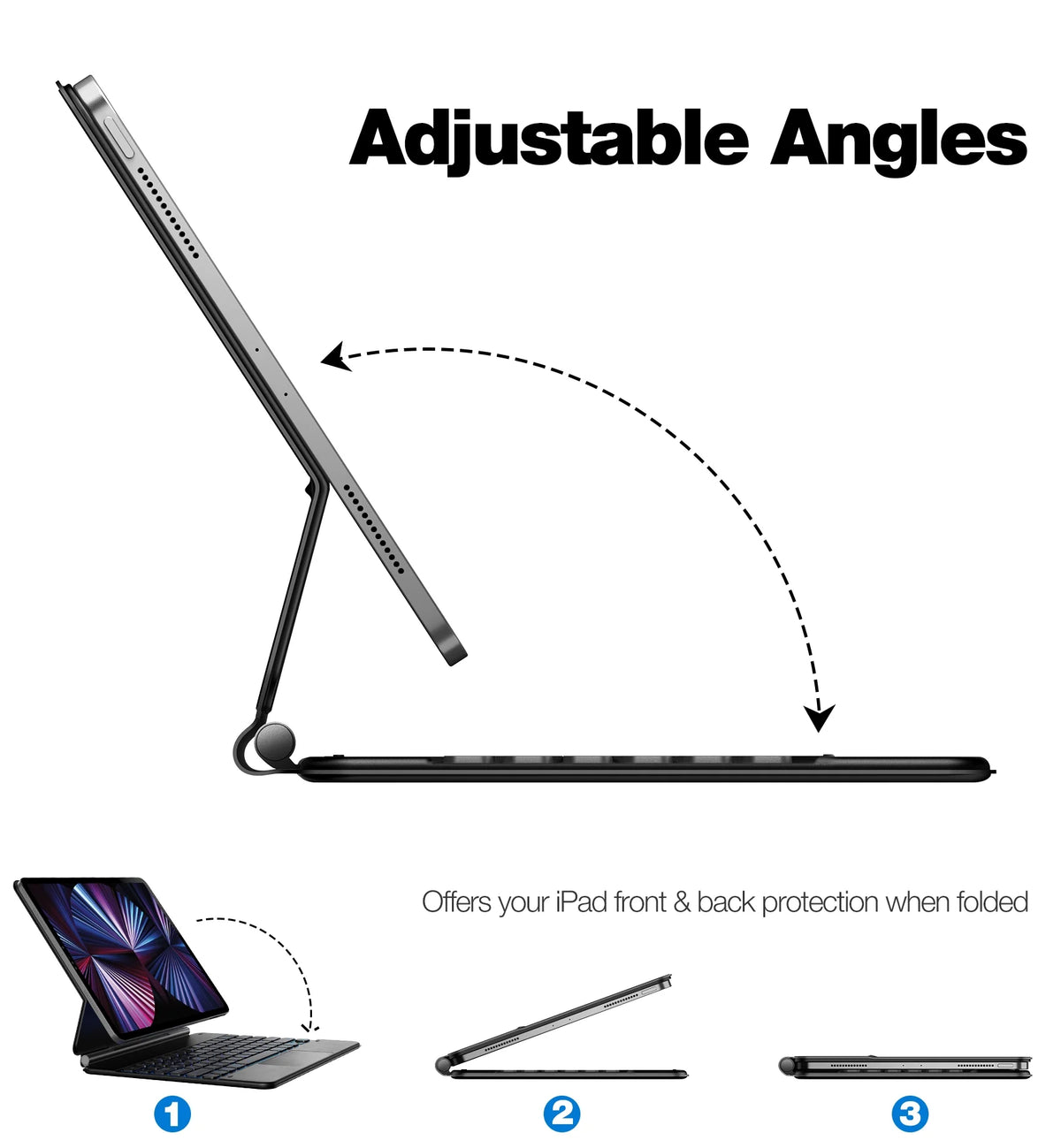 Backlit Magnetic Keyboard Case for iPad Pro 12.9-inch C961232