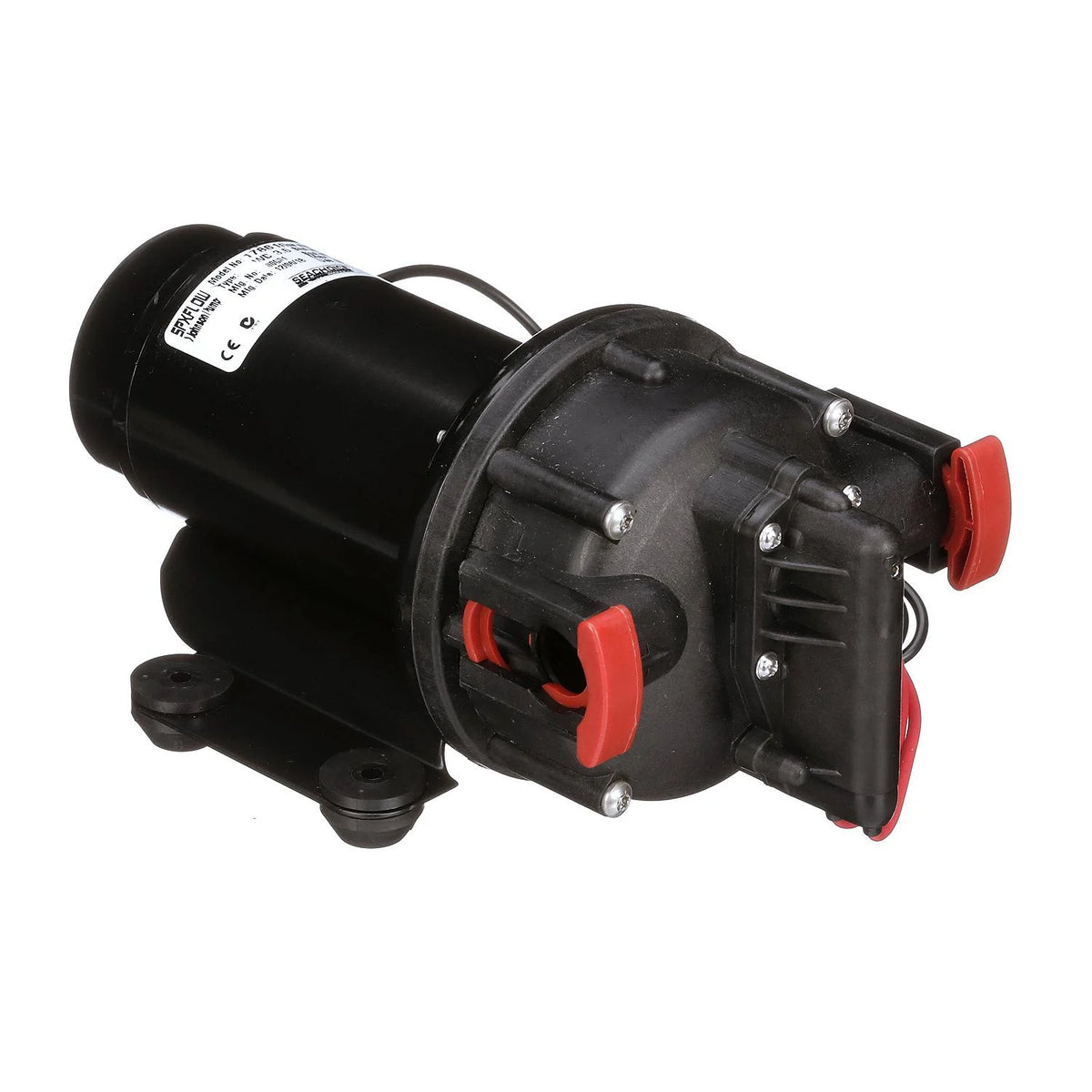 Wash Down System Pump, 3.5 GPM Max @ 41 PSI, 12V DC, Spray Nozzle and Inlet Strainer K5615