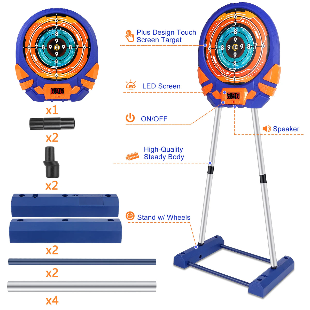 Electronic Scoring Shooting Target for Foam Darts C6612
