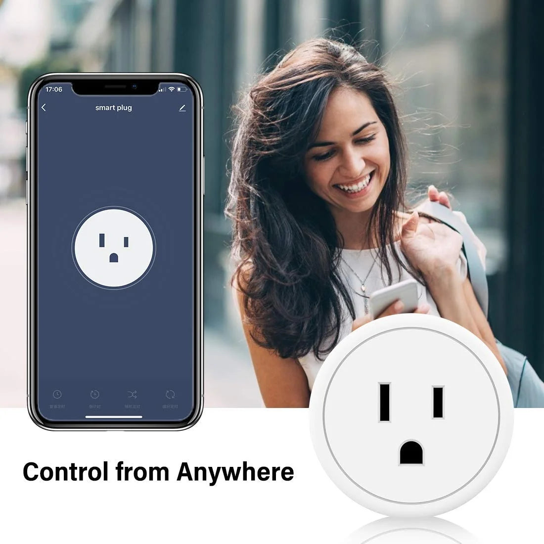 Wi-Fi Smart Plug 2 Pack Q57388