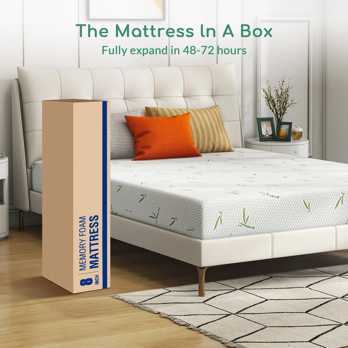 California King 8 inch Memory Foam Mattress C963491