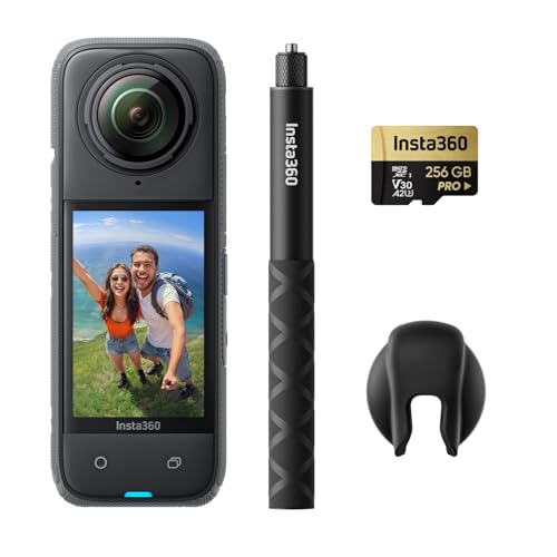 8K Waterproof 360 Action Camera with Invisible Selfie Stick P892282