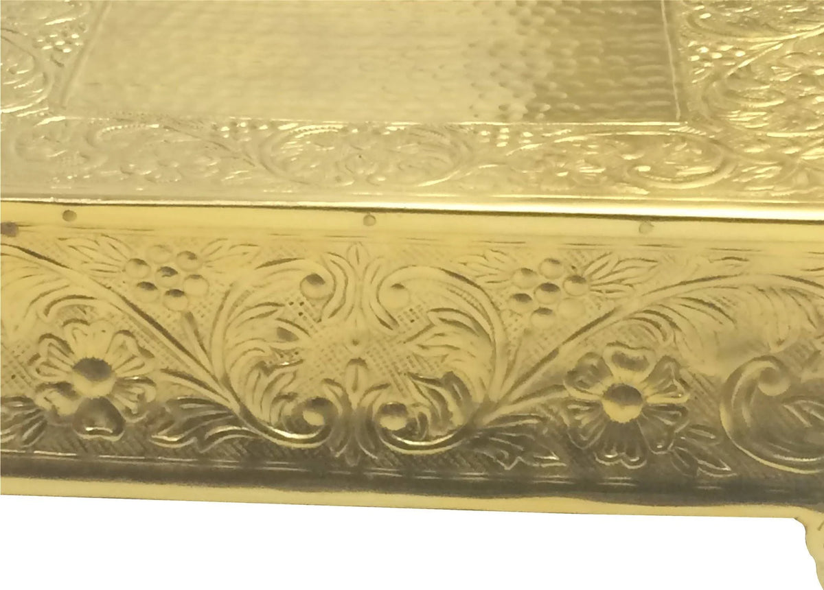 Gold Aluminum Wedding Cake Stand A596