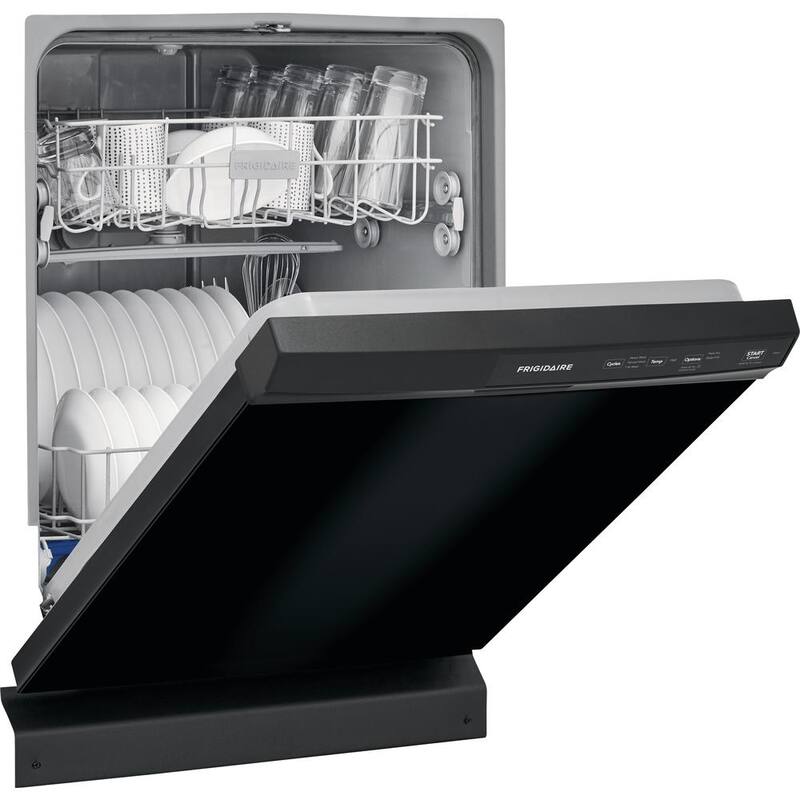 Black 24 In. Built-In Tall Tub Dishwasher with 3-Cycles A562