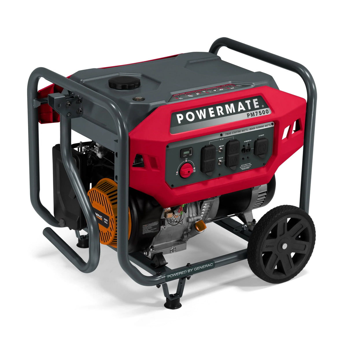 7,500 Watt Manual Start Gas Powered Portable Generator H99520