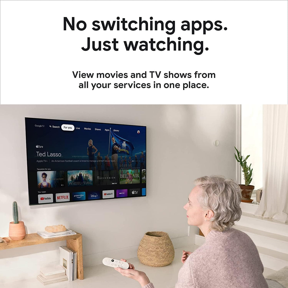 Streaming Device with HDMI Cable and Voice Search Remote A70420