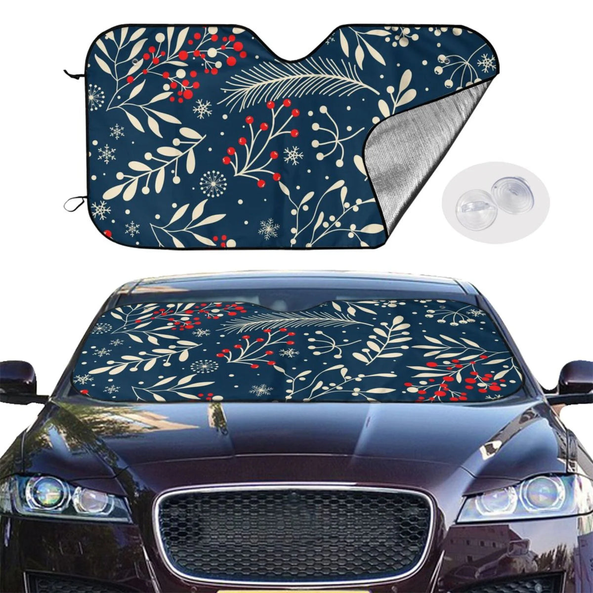 Christmas Windshield Sun Shade K539