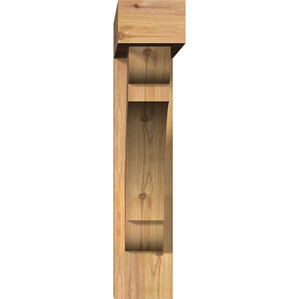 5 1/2x22W x 26x22D x 26x22H Western Red Cedar Bracket Q898