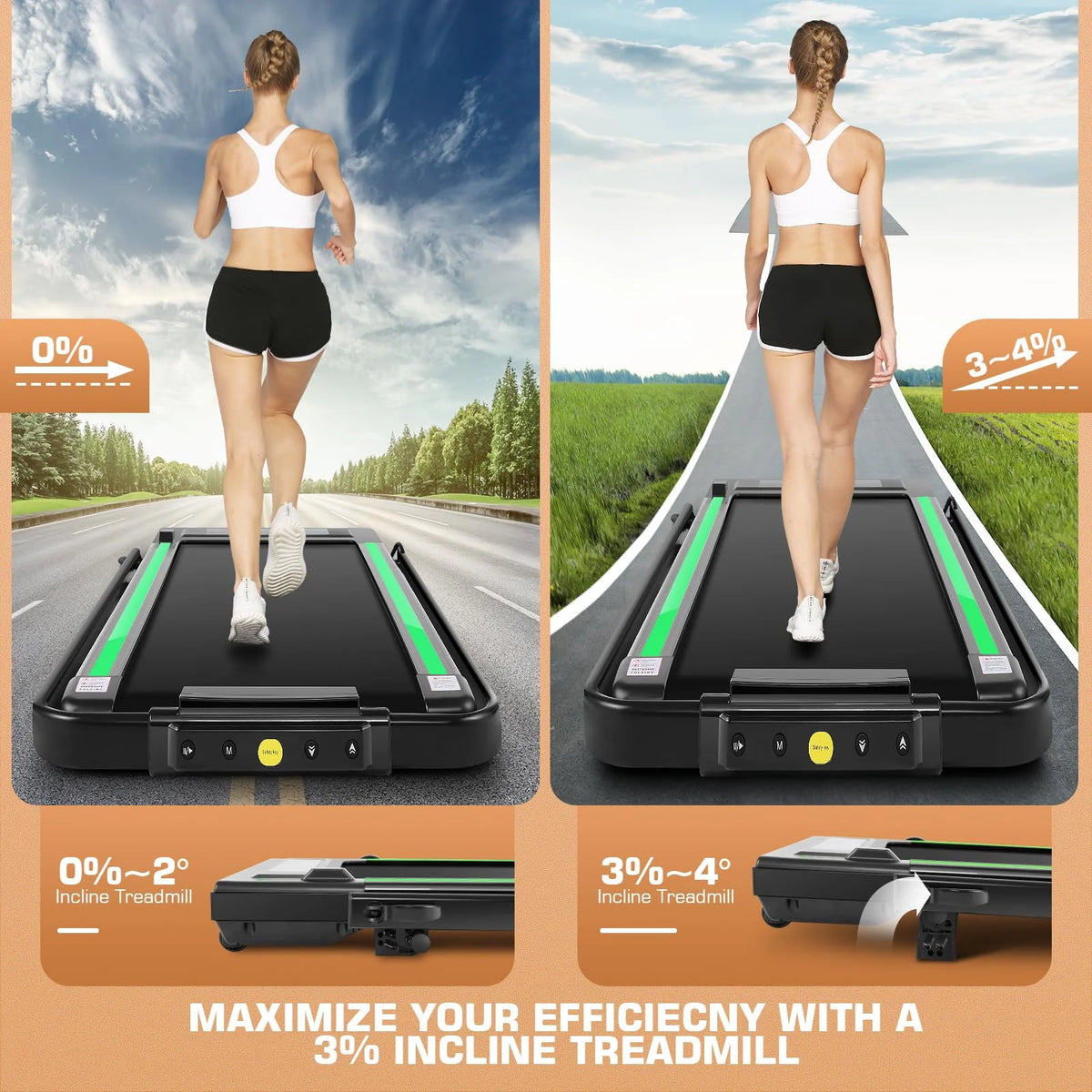 2 in 1 Folding Treadmill U4138