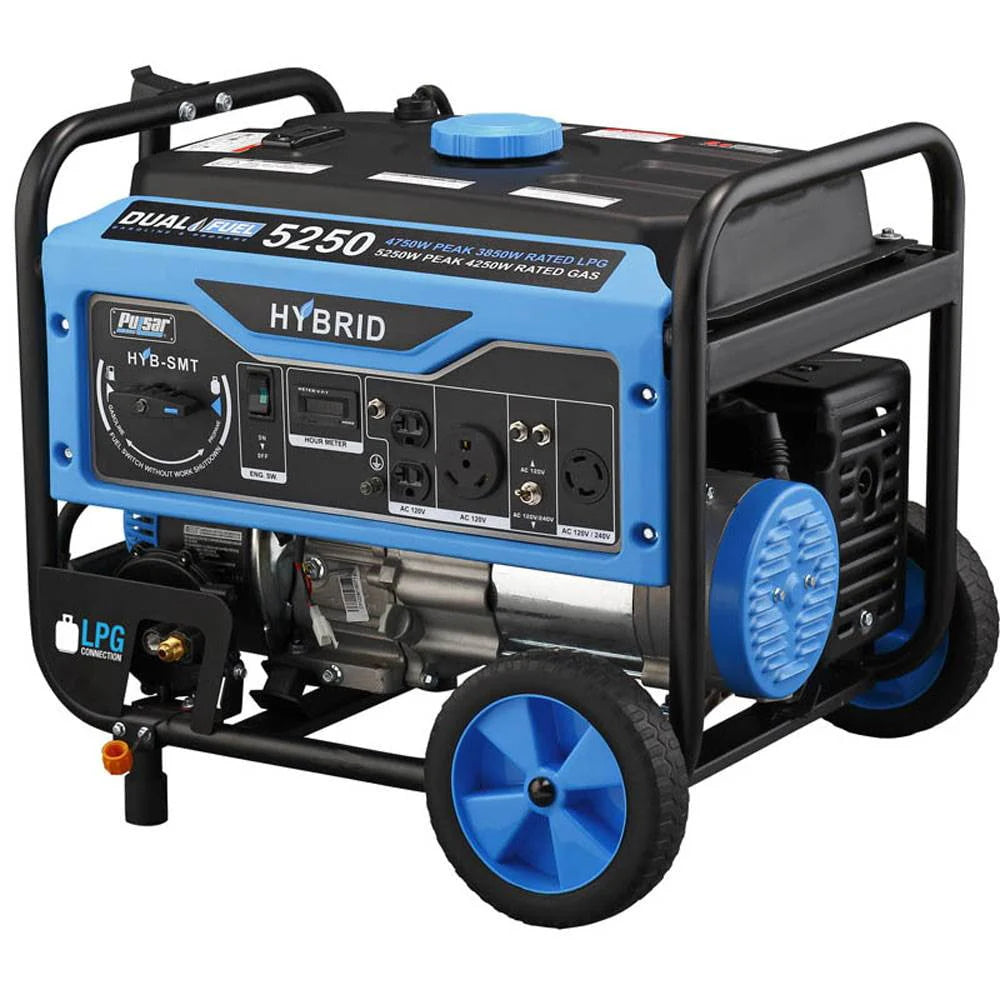 5250 Watt Portable Gasoline and Liquid Propane Generator Q260