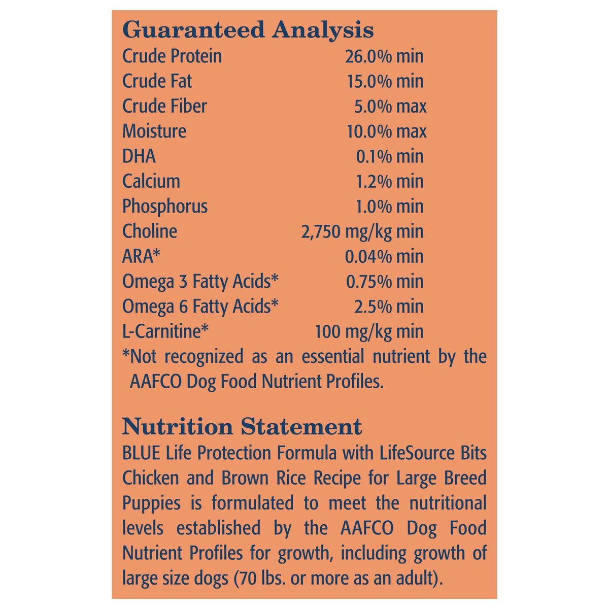 Chicken and Brown Rice Large Breed Dry Dog Food Z8473