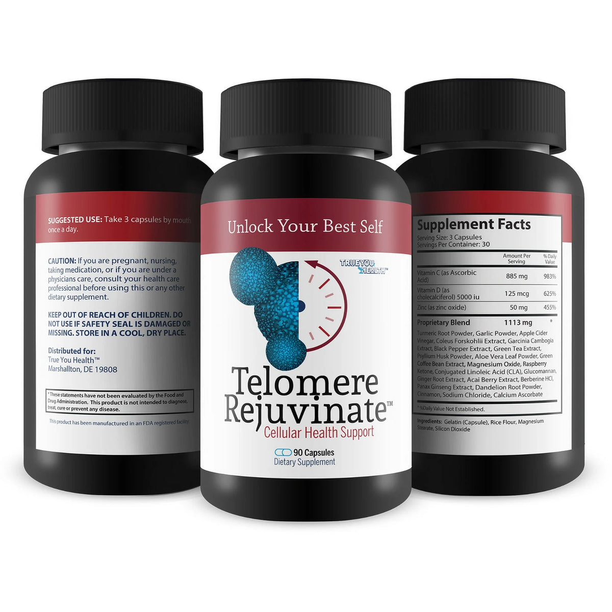 90 Capsule Telomere Support Supplement E465769