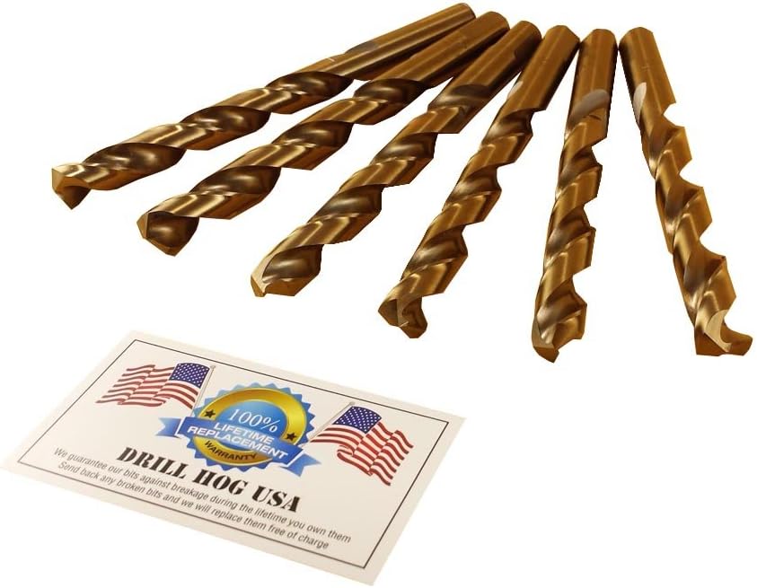 1/2" Cobalt M42 Drill Bits 6 Pack E27685