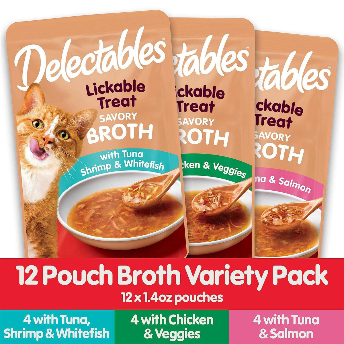 Savory Broths Cat Treats Variety Pack N105