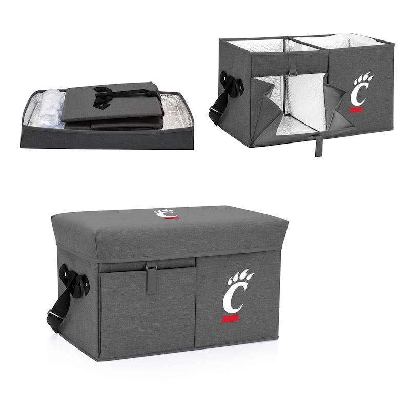 Gray Ottoman Cooler & Seat B830745