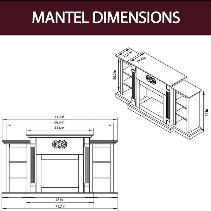 72 in. Electric Fireplace P735201