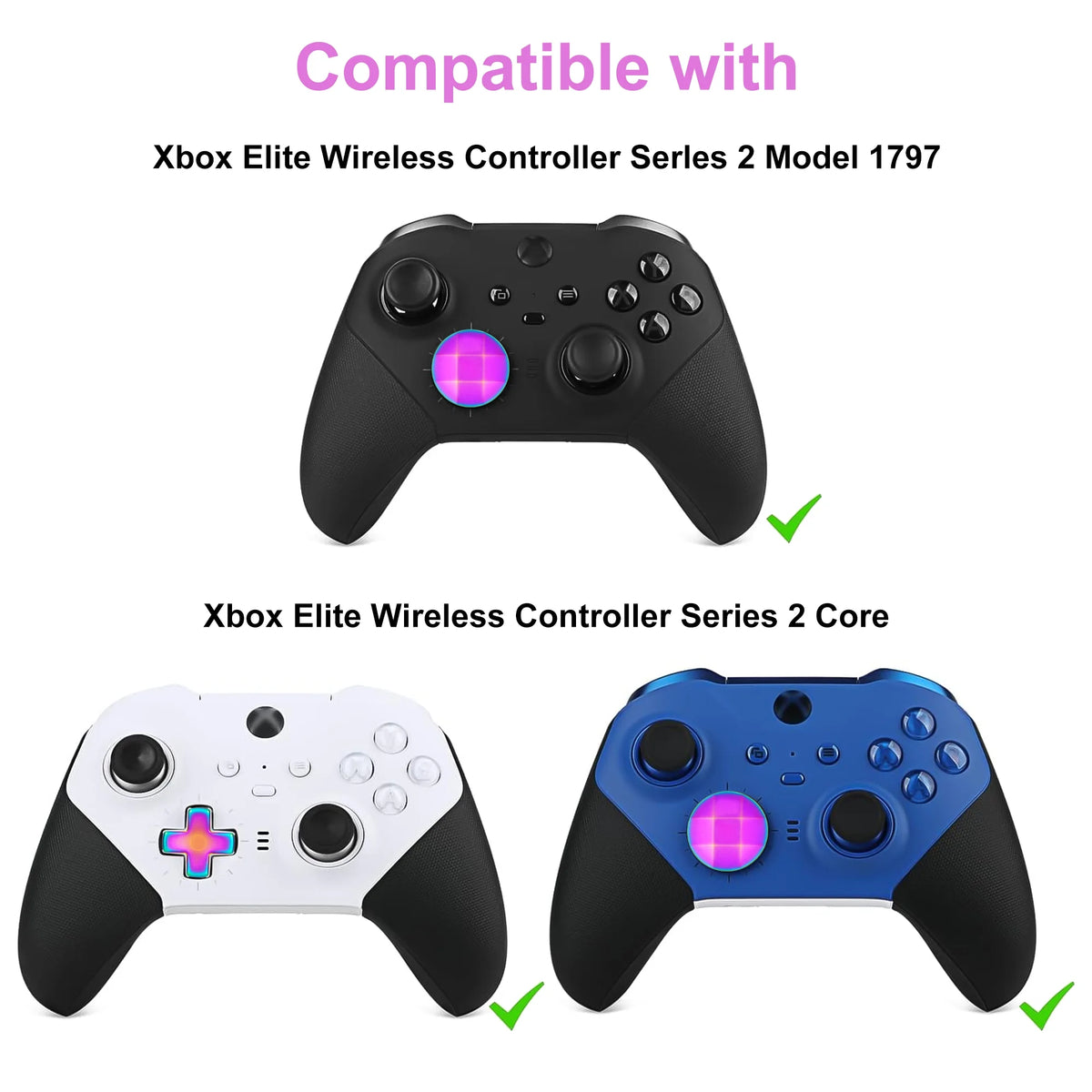 Thumbsticks Replacement Parts for Xbox One Elite Series 2 Controller E636