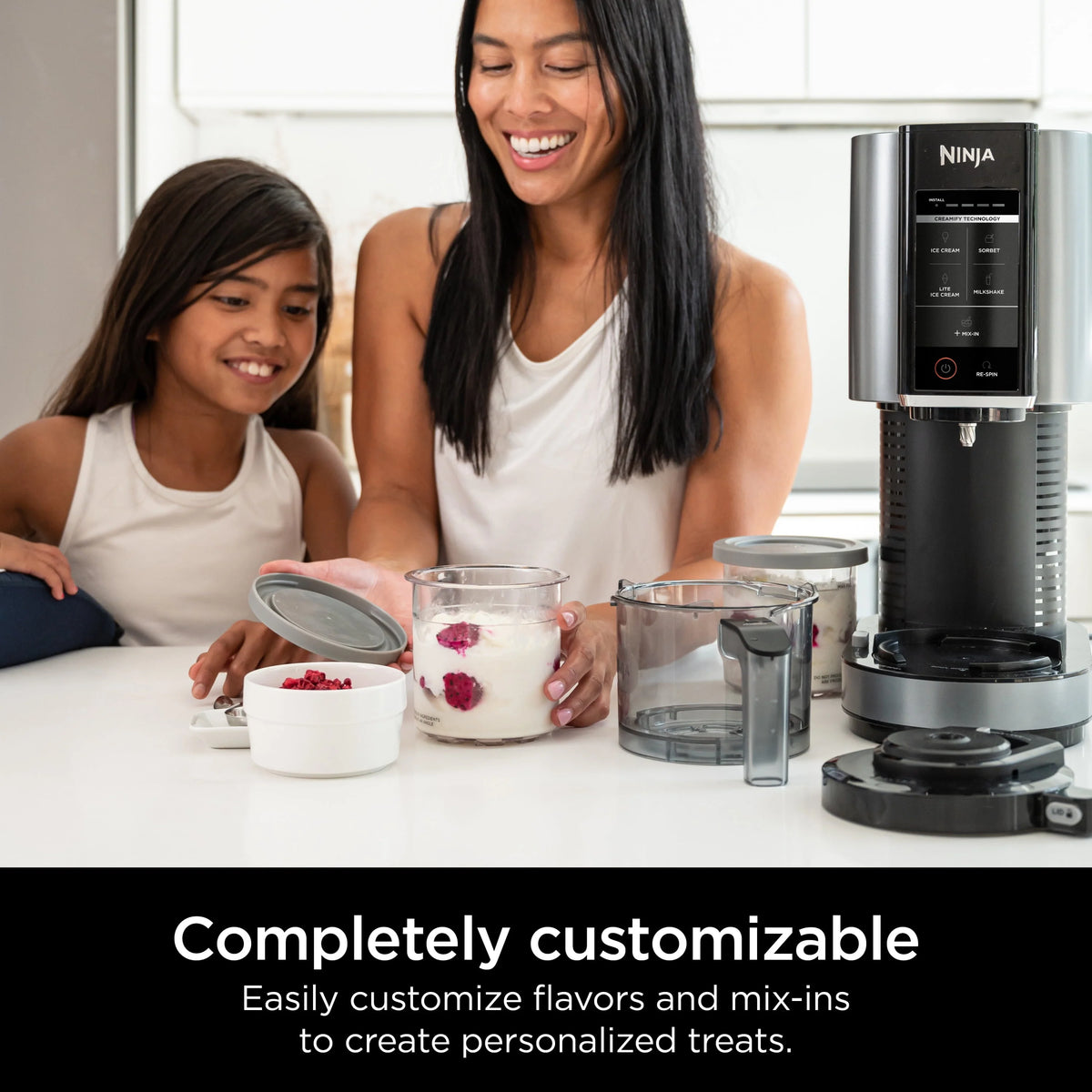 Ice Cream Maker with 2 Pints U50749
