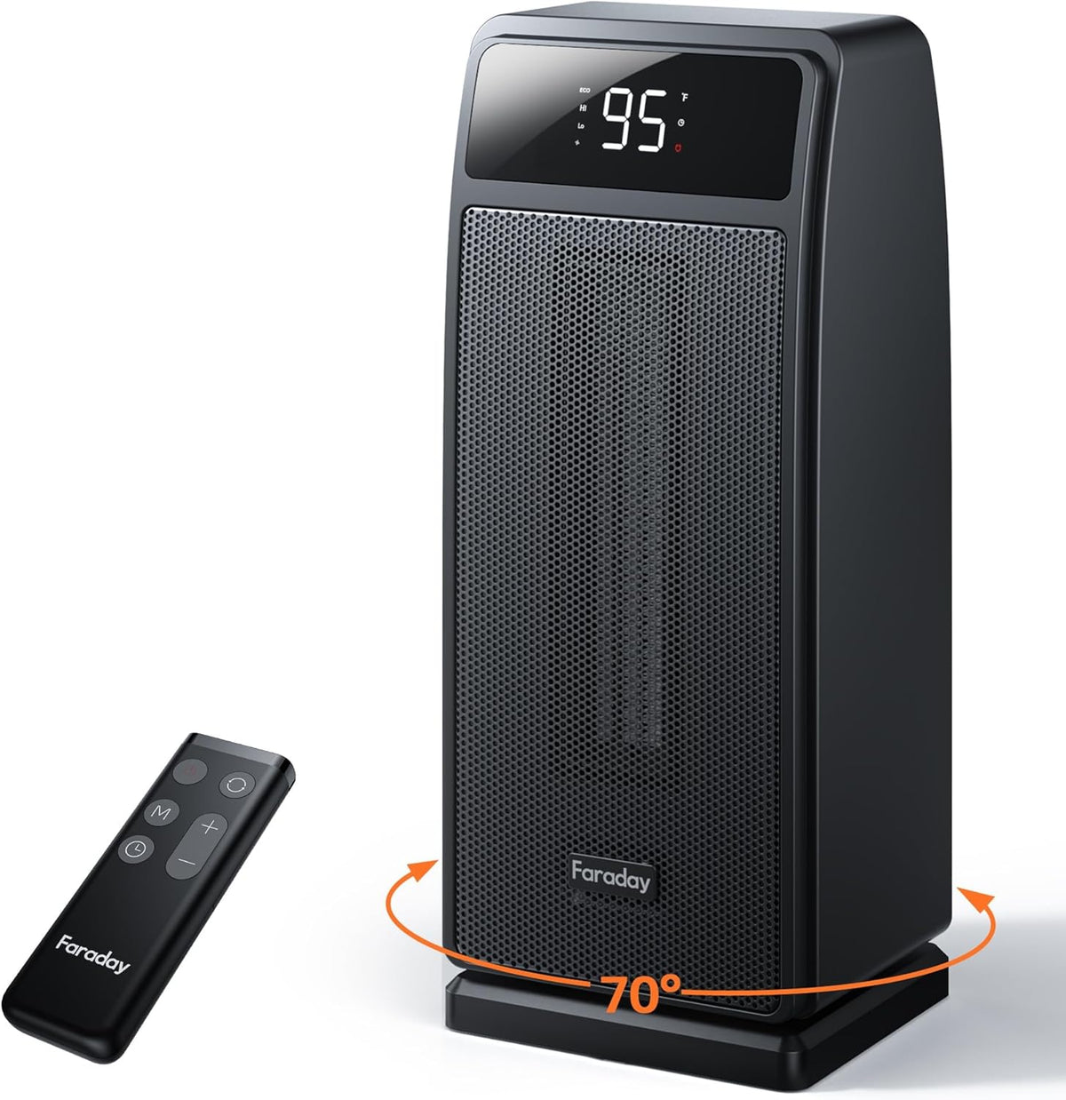 1500W Black Portable Space Heater K286988