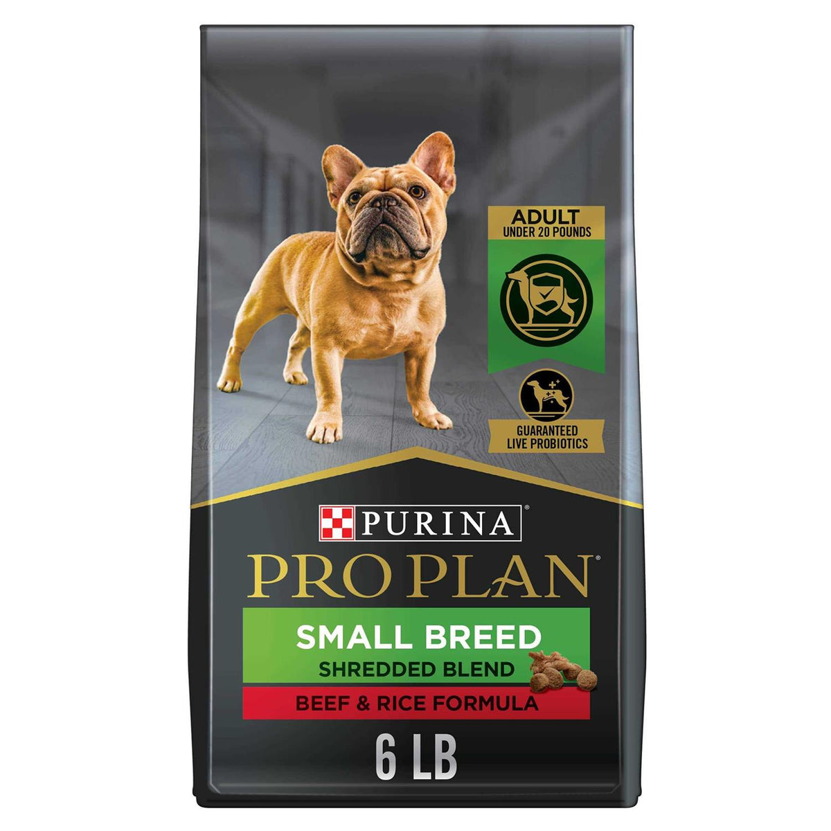 High Protein Shredded Blend Beef & Rice Formula Small Breed Dry Dog Food O531270