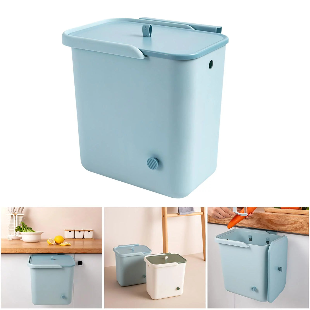2.4 Gallon Hanging Trash Can O181