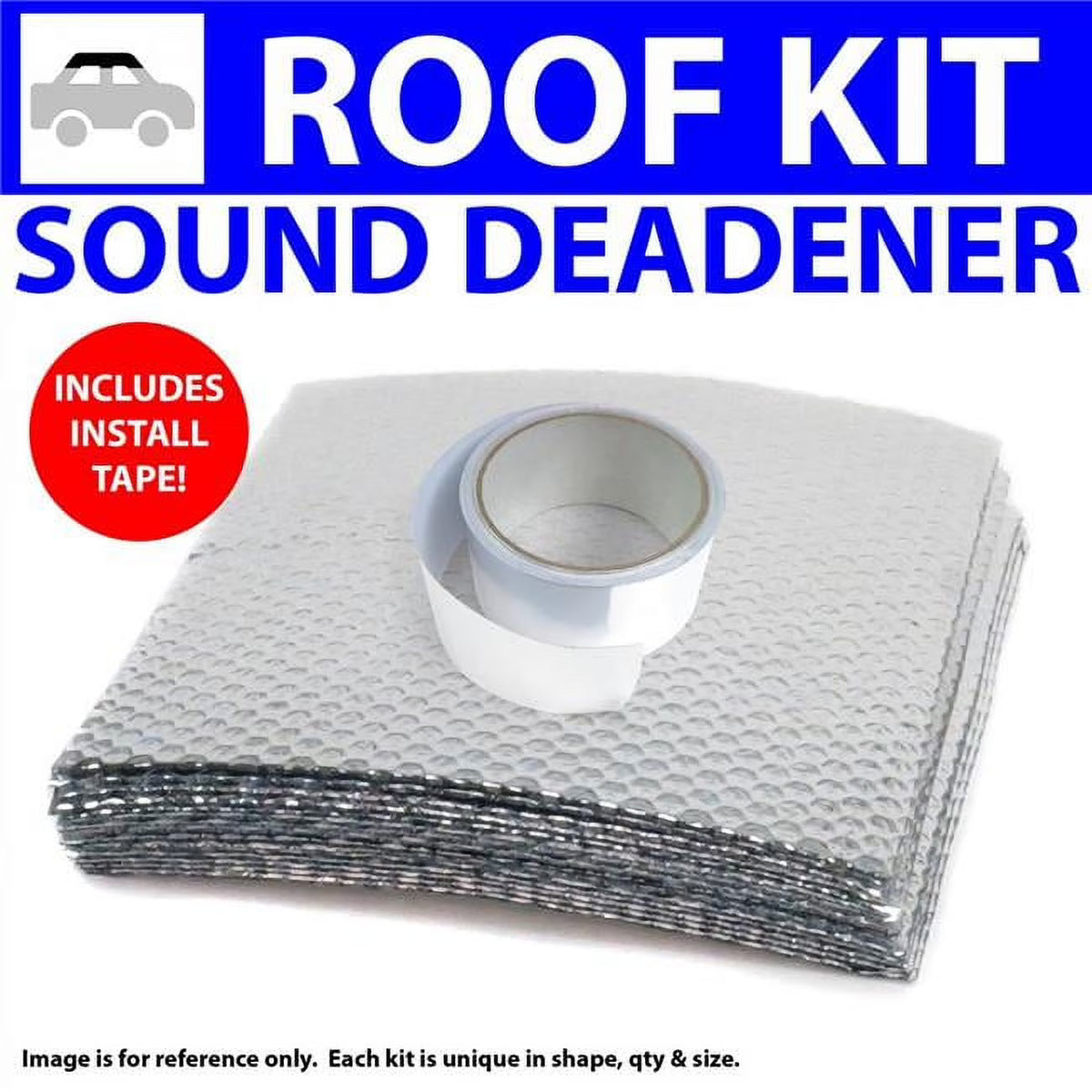 Heat & Sound Deadener Roof Kit Plus Seam Tape M60217