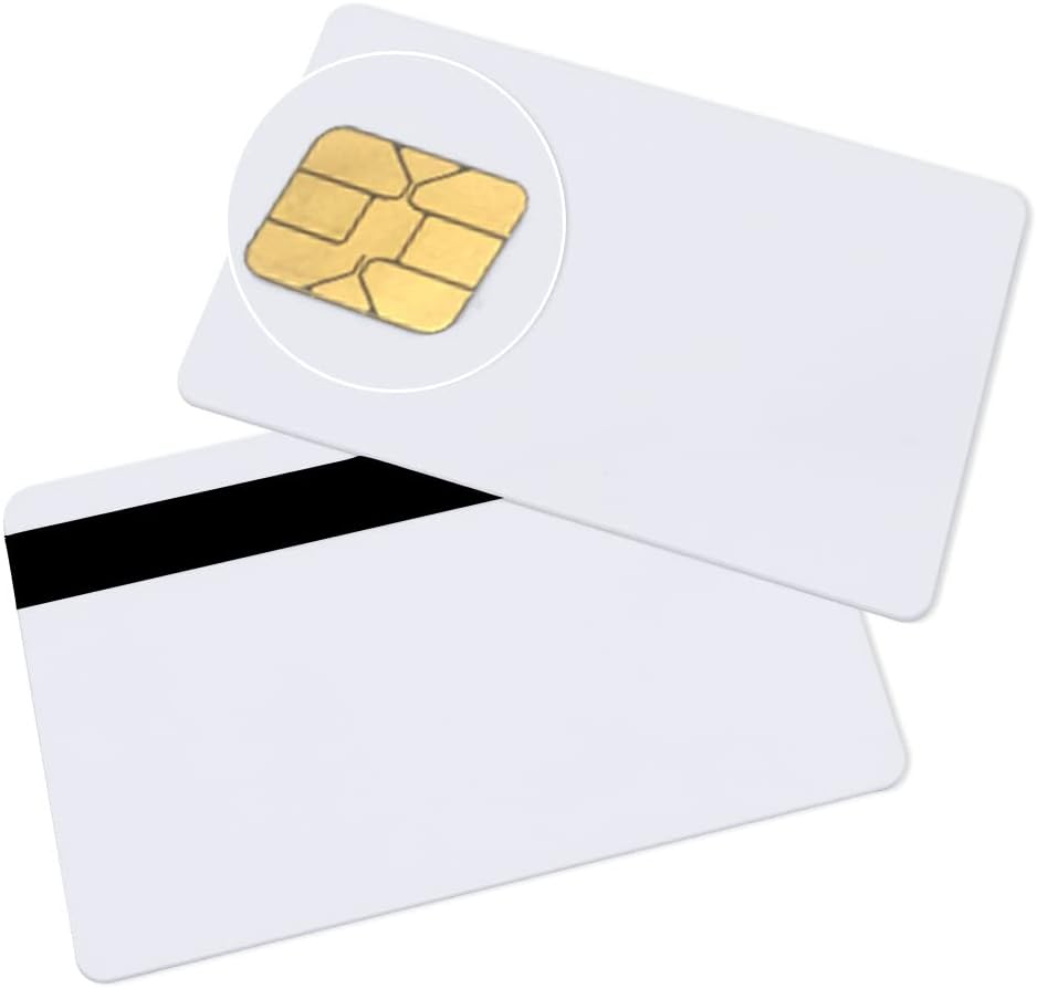 Java Card 80K EEPROM Smart Chip Card with Magnetic Stripe 3 Pack E367294