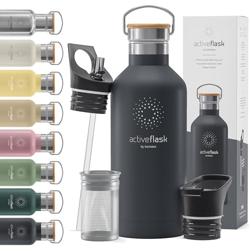 18/32 OZ Stainless Steel Vacuum Insulated Water Bottle with Straw Y962