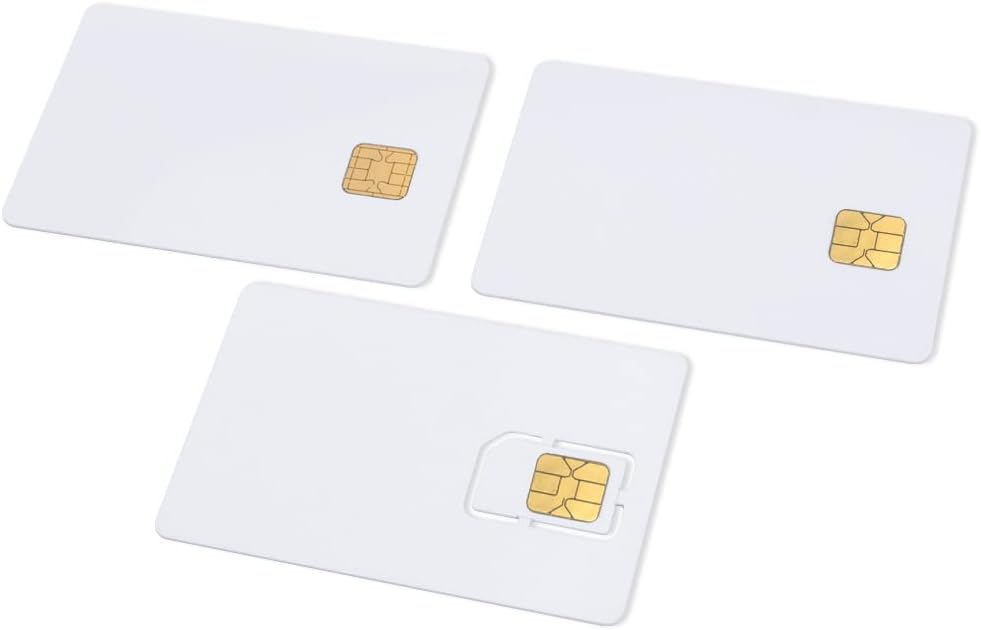 Java Card 80K EEPROM Smart Chip Card with Magnetic Stripe 3 Pack E367294