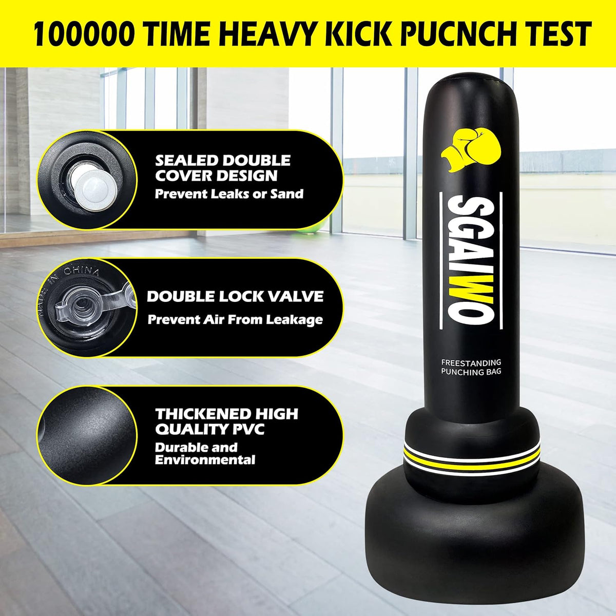 69" Freestanding Heavy Punching Bag V506