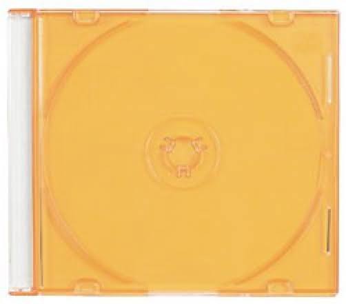 1000 Slim Orange Color CD Jewel Cases D7013