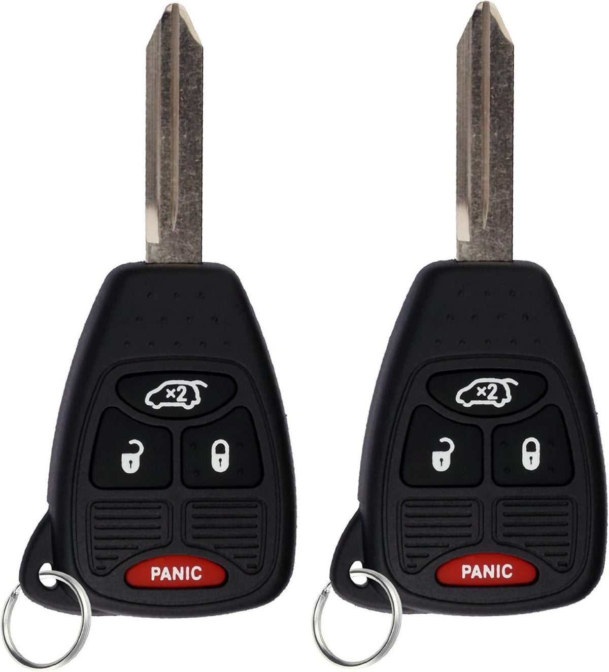 Keyless Entry Remote Control Car Key Fob Blue Pack of 2 P20568