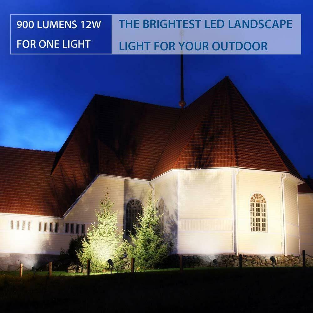 12W Low Voltage Waterproof LED Landscape Lights I9382